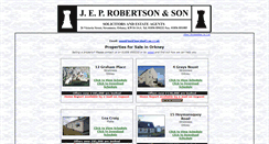 Desktop Screenshot of jeprobertson.co.uk