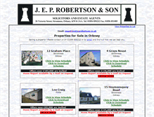 Tablet Screenshot of jeprobertson.co.uk